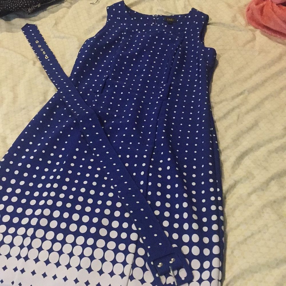 Beautiful polka dotted midi dress